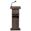 Oklahoma Sound Oklahoma Sound Power Plus Lectern and Rechargeable Battery, Ribbonwood M111PLS-RW